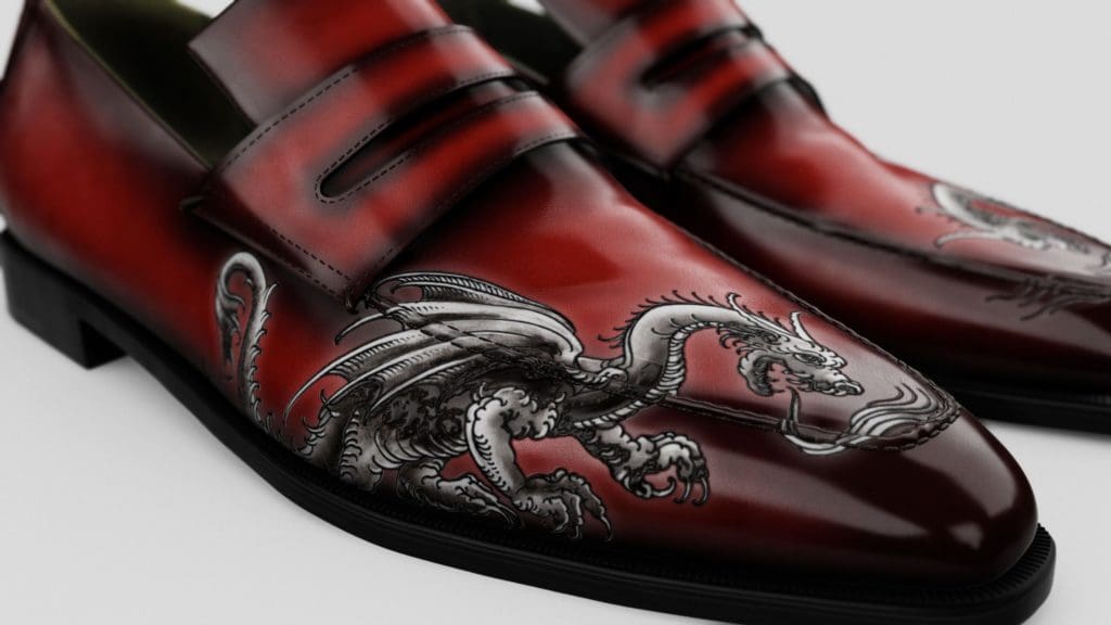 3D visual, 3D Configurator, 3D shoes, Photorealistic 3d visuals, Berluti